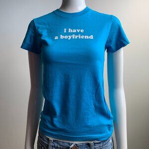 Vintage Adiqshun Orly Star boyfriend T-shirt top famous worn by Britney Paris